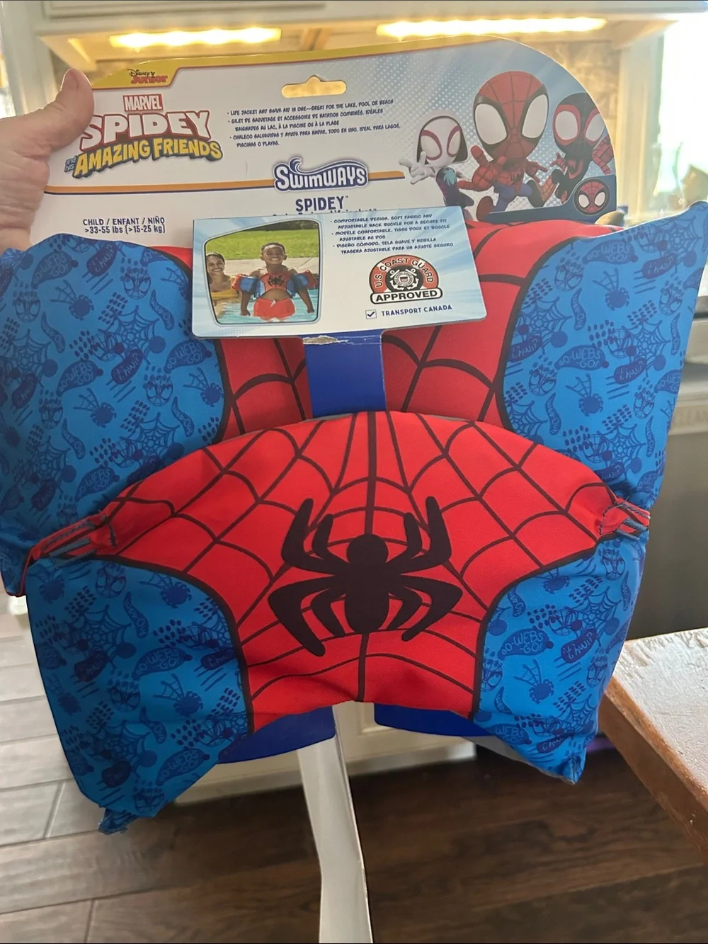 Swimways Marvel Spidey Red & Blue Kids Swim Vest